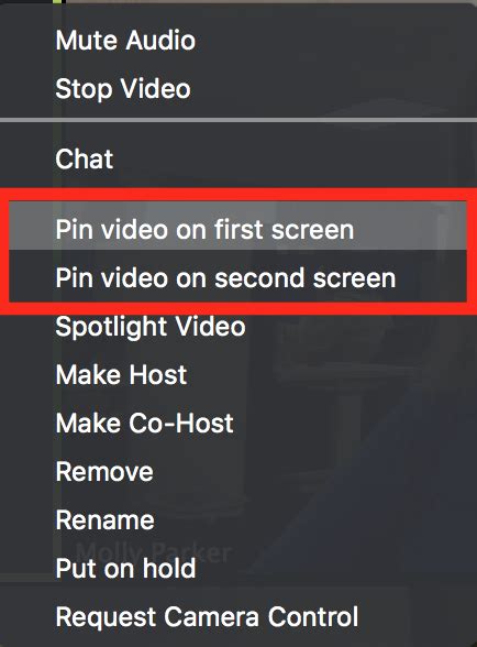 How To Pin A Video Vcfa