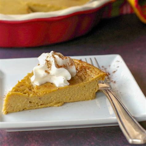 Ww Crustless Pumpkin Pie Recipe Find Vegetarian Recipes