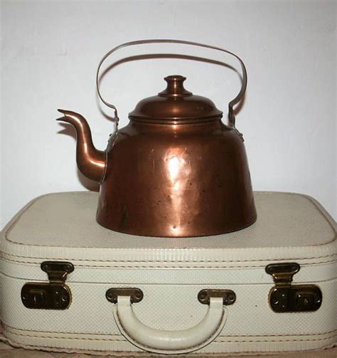 Vintage Large Copper Teapot Made In Sweden Gottfrid Carlson Etsy