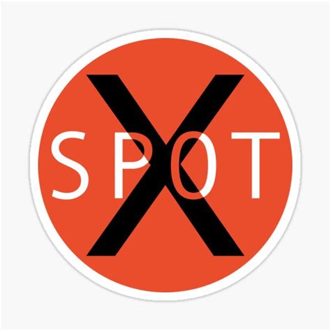X Marks The Spot Shapes Circle Square Triangle Sticker For Sale By