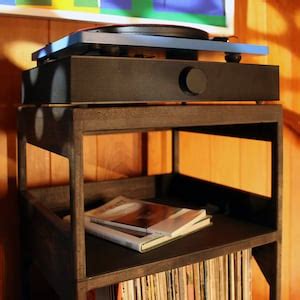 The Halfstack Turntable Station Vinyl Record Storage Etsy