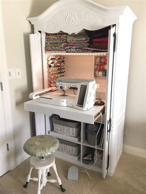 This will make things easier to find and also free up drawer and cabinet space. DIY Sewing Cabinet Extraordinaire | Sewing cabinet, Sewing ...