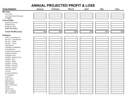 Simple Profit Loss Spreadsheet With Regard To Simple Profit Loss