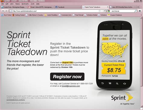 You don't need an amc coupon or promo code to activate this discount. Sprint & Fandango Promo: Register & Lower The Price of ...