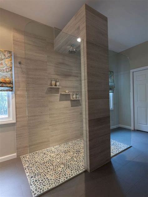 24 Top Doorless Shower Design For Small Bathroom Ideas Best Bathroom