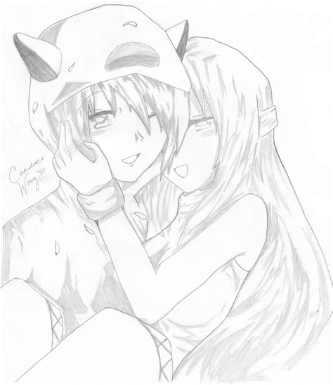 Cute Anime Couple Drawing At Getdrawings Free Download