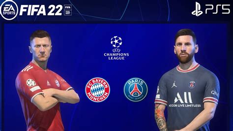 FIFA 22 PS5 PSG Vs Bayern Munich UEFA Champions League YouTube