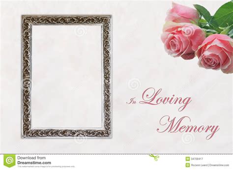 Funeral Eulogy Card Stock Image Image Of Celebration 34709417 Within