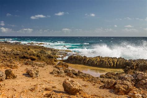 Aruba Landscape In The Atlantic Side Stock Photo Image Of Miami