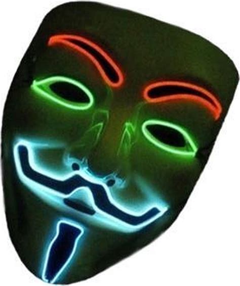 Led V For Vendetta Masker Led Anonymous Masker Led Guy Fawkes