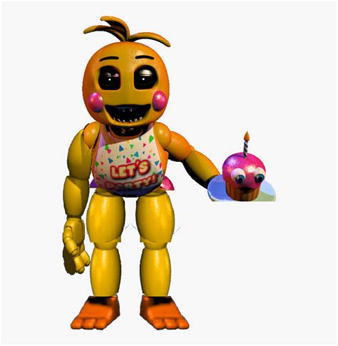 Nightmare Toy Chica Fnaf 2 Toy Chica Full Body Hd Png Download