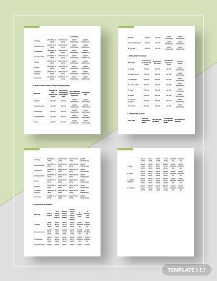 Monthly Production Report Template Free Pdf Word Apple Pages