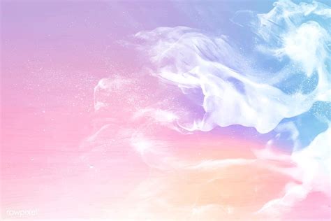 Download Premium Vector Of Abstract Pastel Smoke Background Vector By