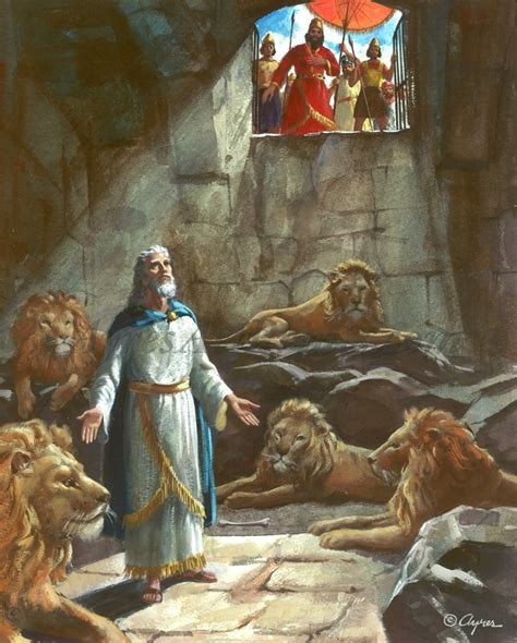 Daniel In The Lions Den Painting