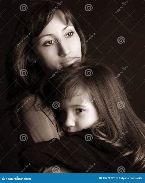 Sad Mother And Daughter Stock Image Image Of Daughter 13778225