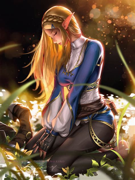 Princess Zelda The Legend Of Zelda And More Drawn By Liang Xing