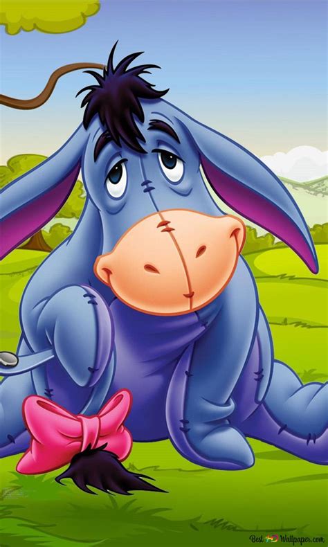 Winnie The Pooh Cartoon Cute Donkey Character Eeyore 2k Wallpaper Download