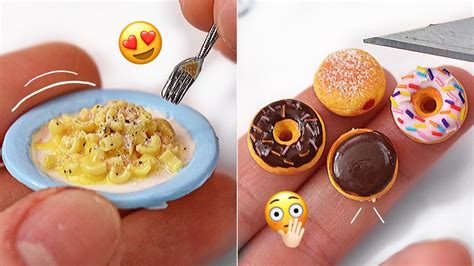 5 Diy Realistic Food For Dollhouse Miniature Art Polymer Clay