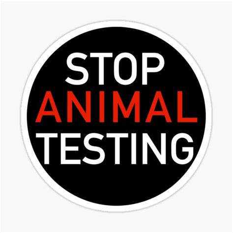 Stop Animal Testing Stickers Redbubble