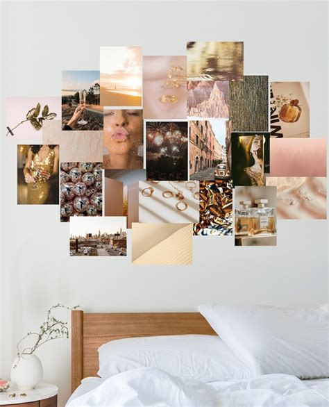 Gold Boujee Aesthetic Wall Collage Kit Digital Download Etsy Hong Kong