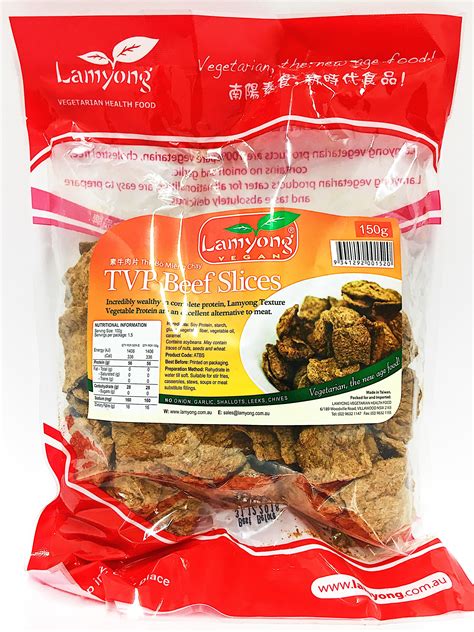 We did not find results for: Lamyong TVP Beef Slices 150g from Buy Asian Food 4U