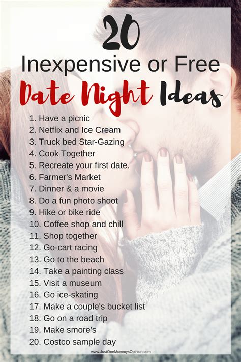 20 Inexpensive Or Free Date Night Ideas Ts For New Parents Cheap