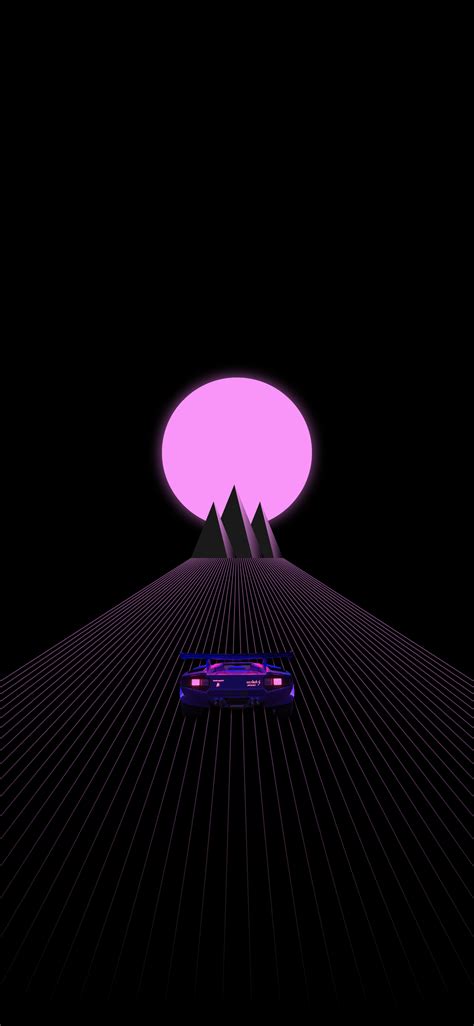 Cool Synthwave Retro Wave Amoled Wallpaper Heroscreen Wallpapers