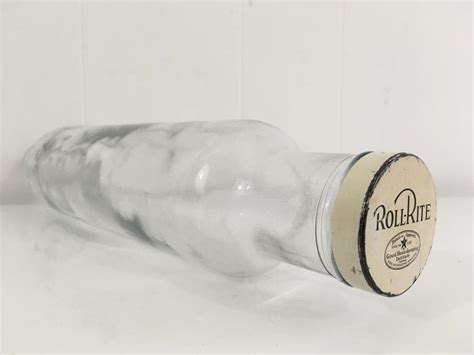 Vintage Roll Rite Glass Rolling Pin Tested And Approved By Good Check