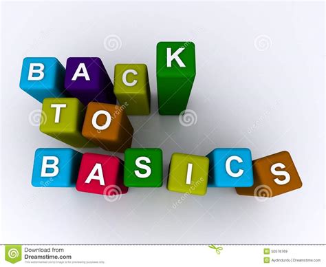 Back To Basics Stock Photo - Image: 50576769