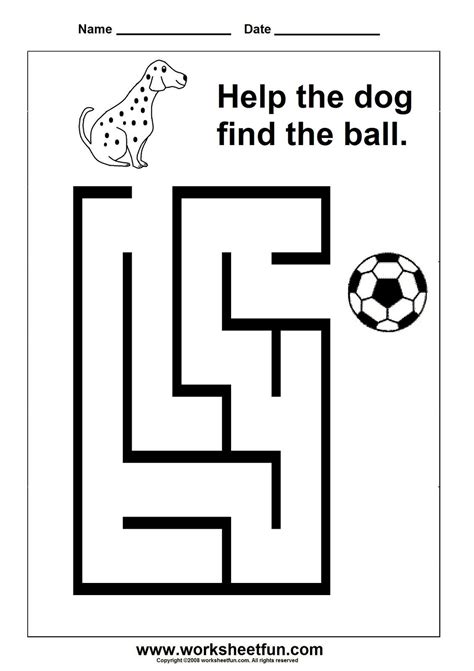 Printable Mazes For 4 Year Olds Pdf