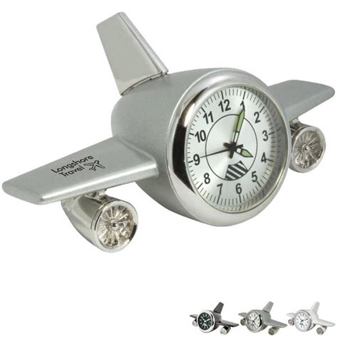 Metal Airplane Desk Clock Promotions Now