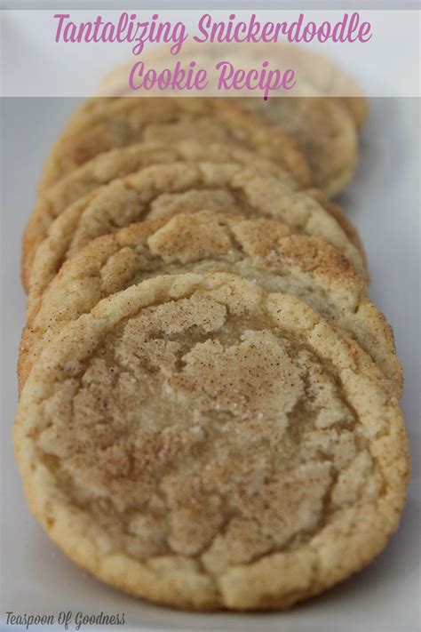 Cream cheese, ground cloves, sour cream, ground cinnamon, graham cracker crumbs and 9 more. Snickerdoodle Cookie Recipe | Teaspoon of Goodness