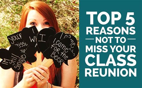 Why You Should Go To Your Class Reunion Class Reunion Invitations