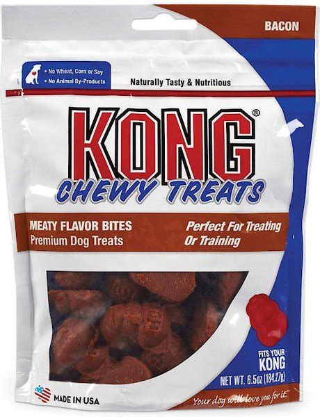 Discontinued Kong Bacon Meaty Flavor Bites Dog Treats 65 Oz Bag