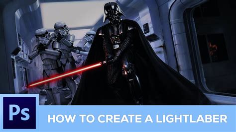 How To Create A Lightsaber And Neon Effect Photoshop Tutorial Youtube