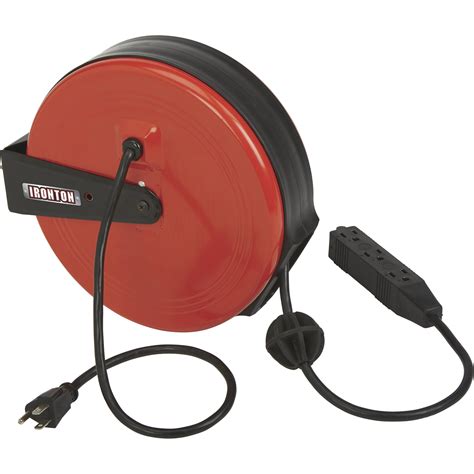 Ironton Retractable Cord Reel — 30 Ft 163 Triple Tap Northern