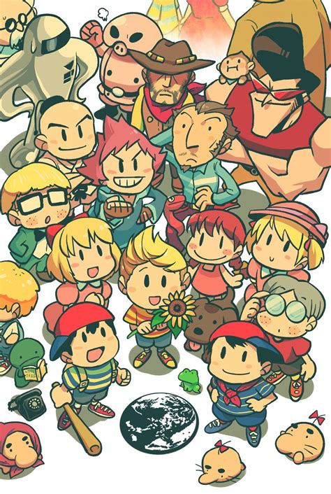 Pin by ☘️D-Cyphers☘️ on MOTHER | Mother games, Mother art, Lucas mother 3