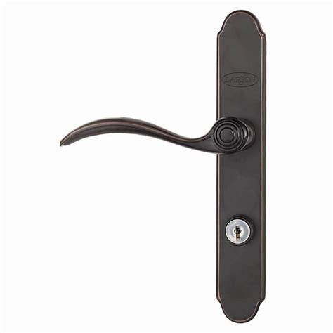 Larson Quickfit Aged Bronze Storm Door Matching Handleset In The Screen