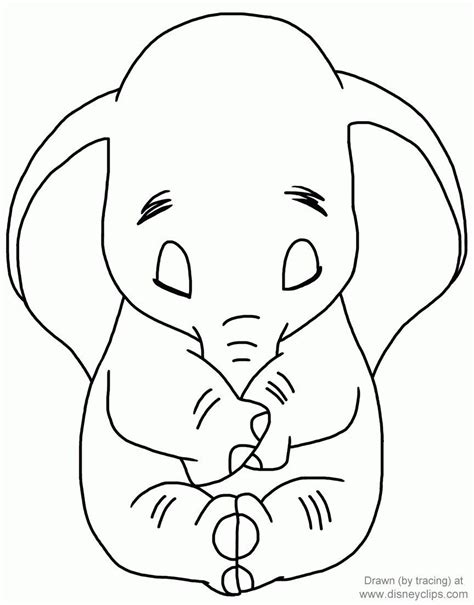Use the coloring pages for crafts at your dumbo themed birthday party. Dumbo Coloring Pages Ba Dumbo Drawing Dumbo Coloring Pages ...