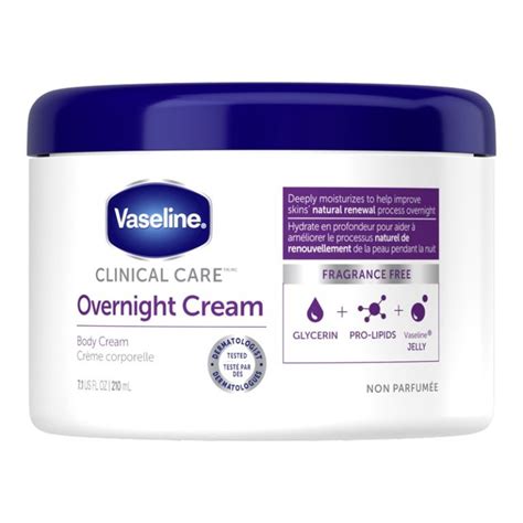 Vaseline Clinical Care Extremely Dry Skin Rescue Overnight Cream 201g