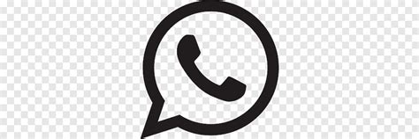 Qué Es El Logo De La Aplicación El Logo De Whatsapp En Blanco Y Negro