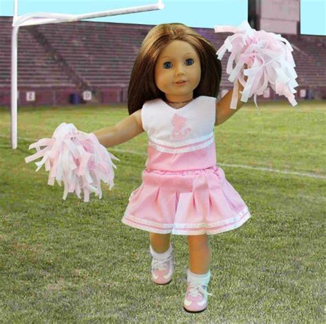 Doll Clothes For American Girl Dolls 6 Piece Cheerleading Outfit Dress Along Dolly Includes