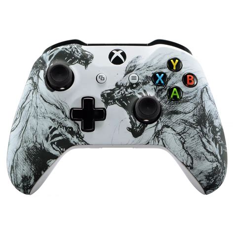 Wolf Xbox One S Un Modded Custom Controller Unique Design