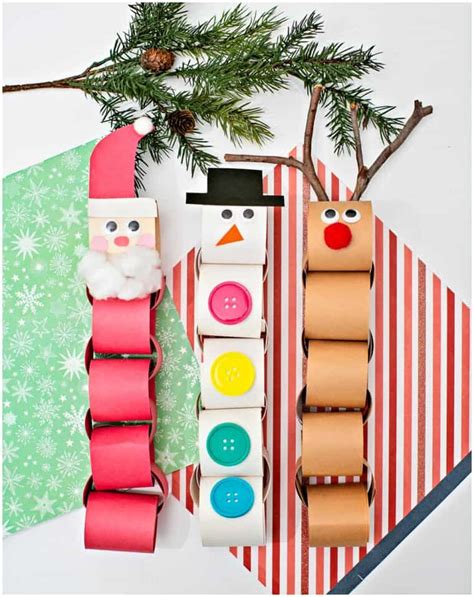 Toilet Paper Roll Christmas Trees Cute Christmas Craft For Kids