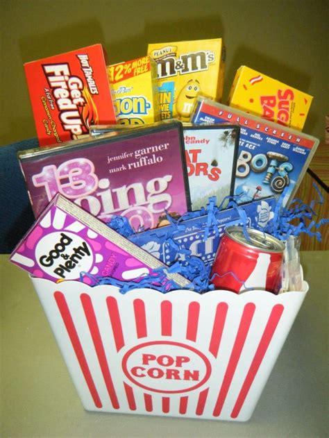 Maybe you would like to learn more about one of these? Movie gift basket | Dollar store gifts, Fathers day gift ...