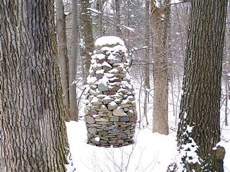 Winter Cairn Stone World Garden Crafts Garden Structures