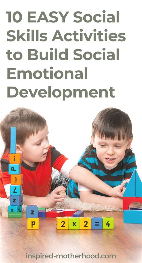 10 Easy Social Skills Activities To Build Social Emotional Development