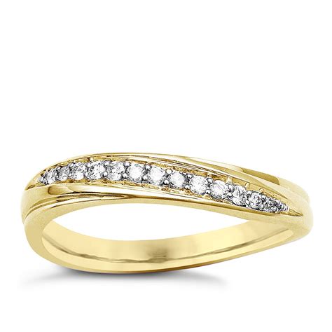 9ct Yellow Gold And Diamond Perfect Fit Eternity Ring Hsamuel