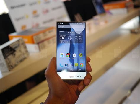 Sharp Aquos Crystal Worlds First Smartphone With An Edgeless Display