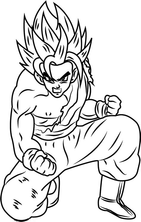 Desenho Para Colorir Do Goku Black